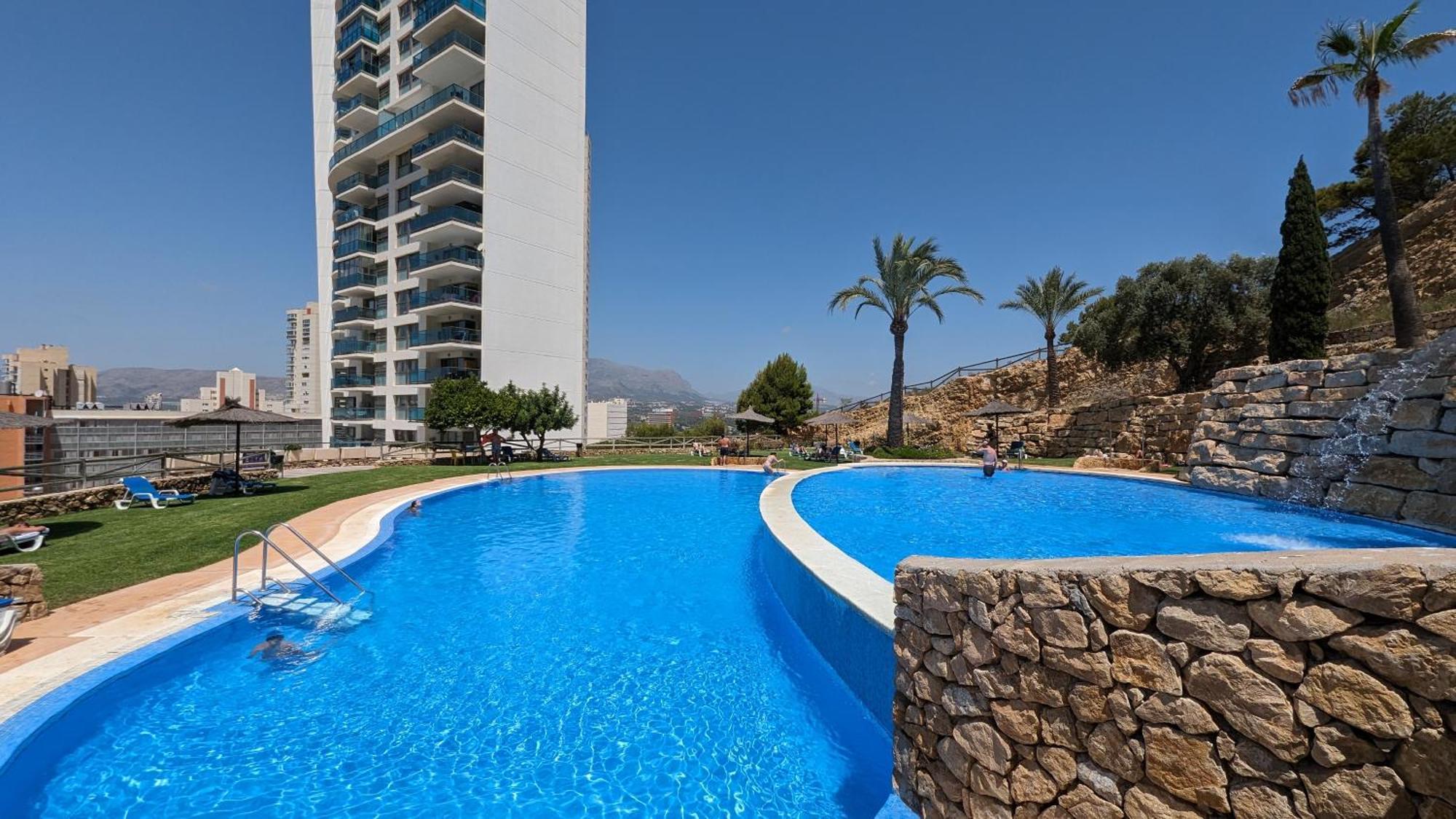 Torre Lugano Sea View Apartment Benidorm Bagian luar foto
